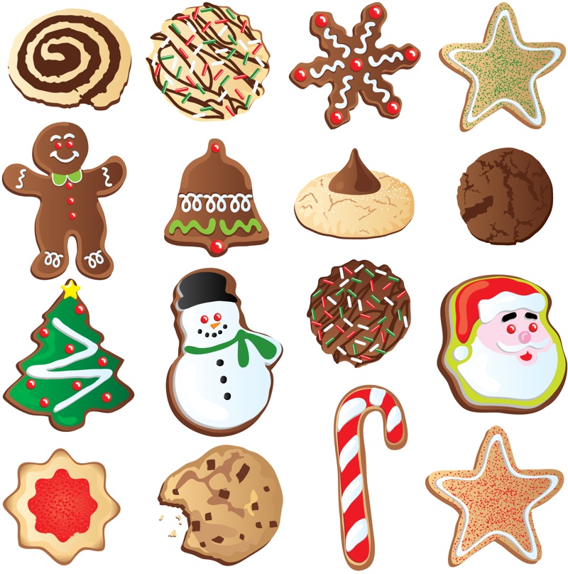 Free clipart images christmas food