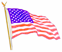 American flag graphic |