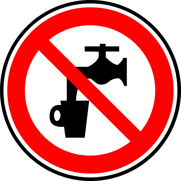 No Drinking Clipart