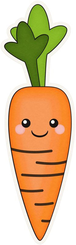 Cute carrot clipart