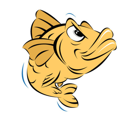 Aggressive fish cartoons, Vector - Clipart.me