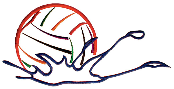 Outlines(Grand Slam Designs) Embroidery Design: Water Polo Ball ...