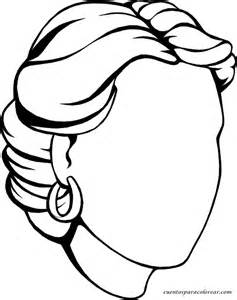 Blank Face Coloring Page Realistic Coloring Pages
