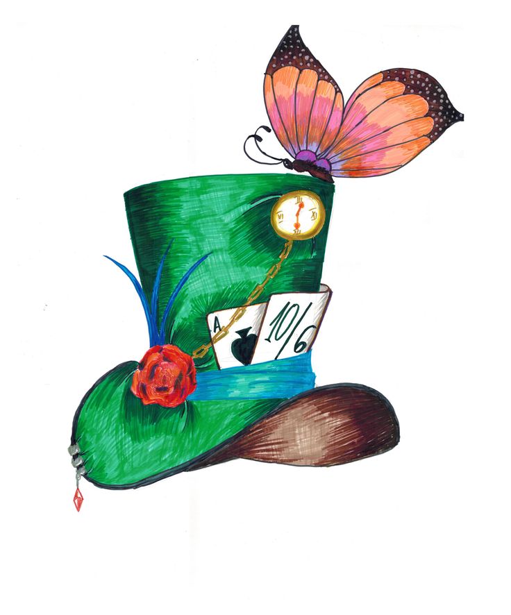 Mad Hatter Drawing | Zebra Drawing ...