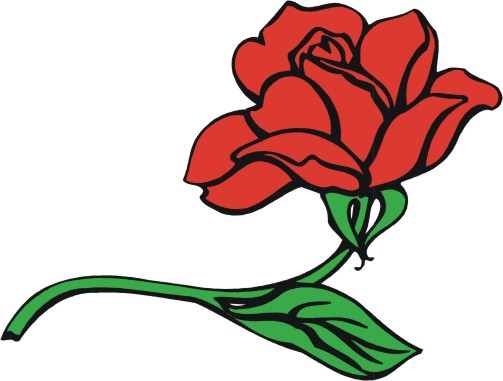Rose Cartoon Flower - ClipArt Best