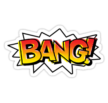 BANG! Comic Onomatopoeia " Stickers by GTdesigns | Redbubble