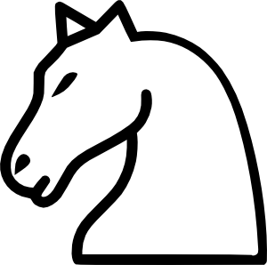 Knight Chess Piece clip art - vector clip art online, royalty free ...