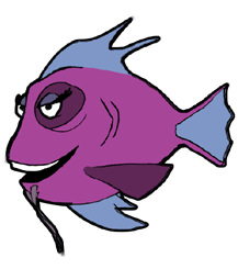 Cartoon Fish Drawing lesson
