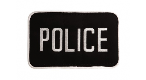 Uncle Mike's LE Police ID Patch Black/White or Black/Gold, Small ...