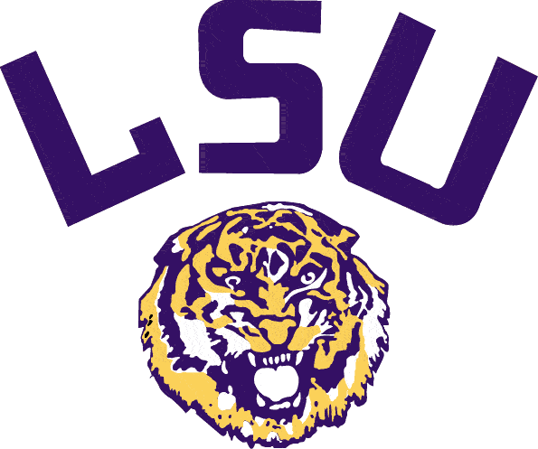 LSU Tigers Secondary Logo - NCAA Division I (i-m) (NCAA i-m ...