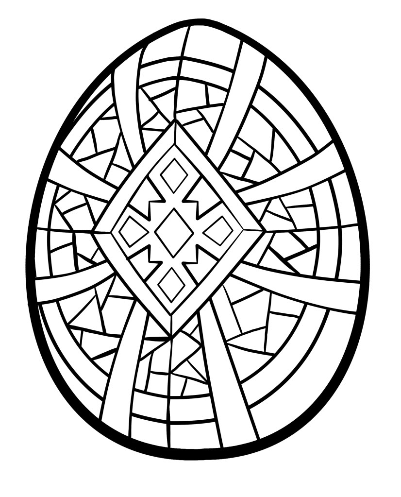 easter egg designs coloring pages - photo #6