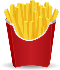 French Fries Clip Art - vector clip art online ...