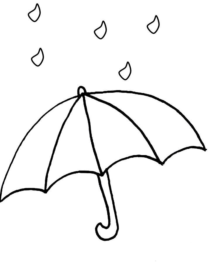 Make Umbrella Coloring Pages Colorful With Your Coloring - ClipArt Best