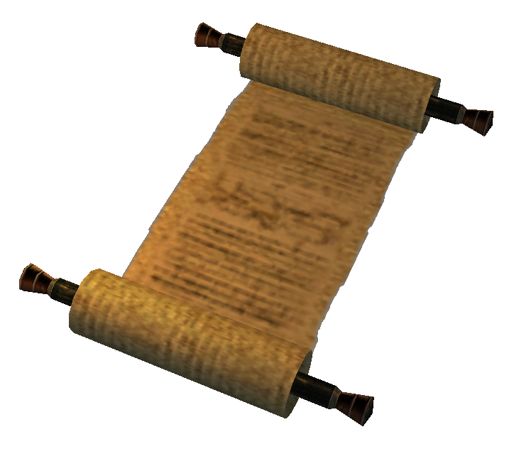 Image - TES3 Morrowind - Book - Scroll open 02.png - The Elder ...