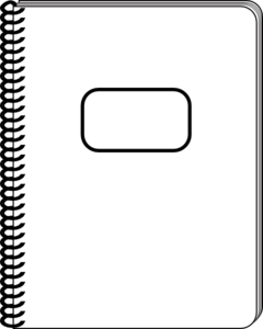 White Notepad Clip Art - vector clip art online ...