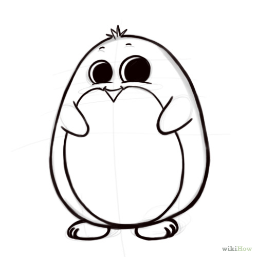 Penguin Outline - ClipArt Best