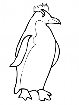 Macaroni Penguin coloring page | Super Coloring - ClipArt Best ...