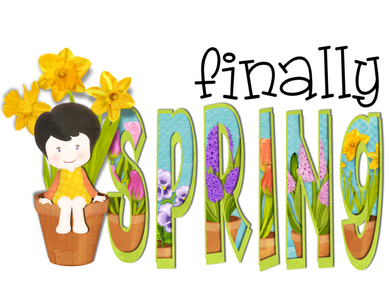 word spring clip art - photo #19