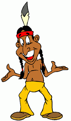 Cartoon indian clipart