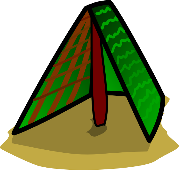 Tent campfire clipart - Clipartix