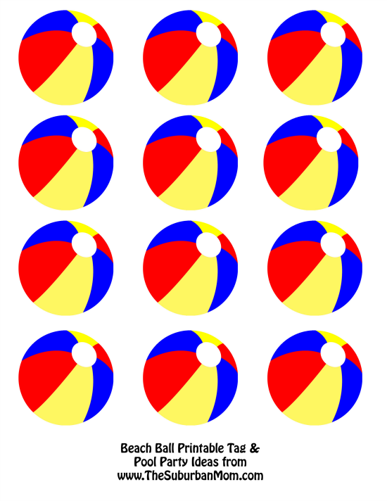 Printable Beach Balls ClipArt Best