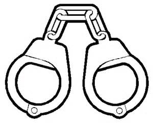 Coloring Pages Of Handcuffs - Google Twit