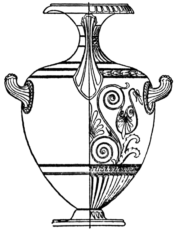 Vase Line Drawing Clipart - Free to use Clip Art Resource