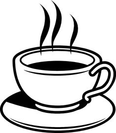 Hot coffee cup clipart