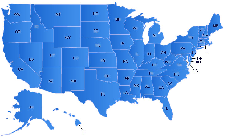 USA Flash Map : Free Flash Map, Driven by XML, Full Customized ...