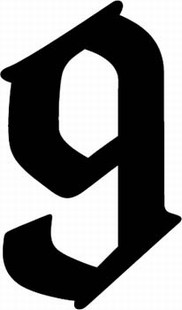 Font BOE 9 :: Bird Old English Numbers and Punctuation ...