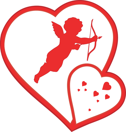 Pictures Of Cupid And Hearts | Free Download Clip Art | Free Clip ...