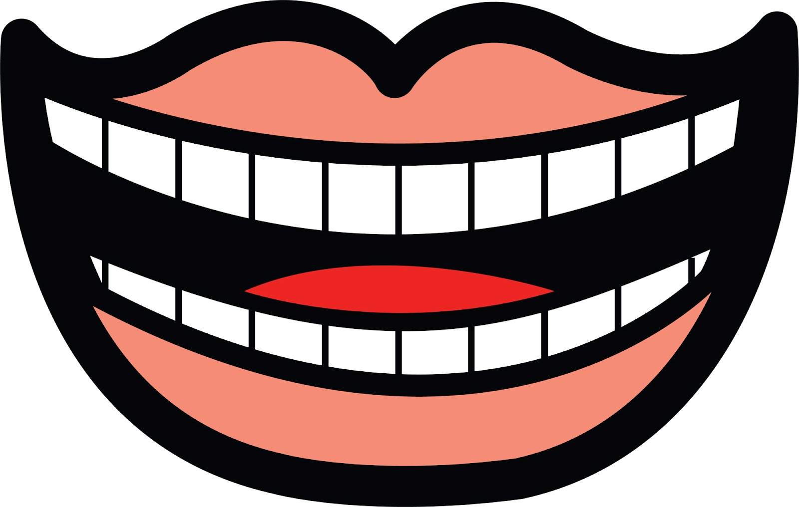 Cartoon mouth talking clipart free