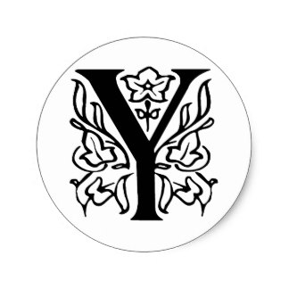 Letter Y Stickers | Zazzle