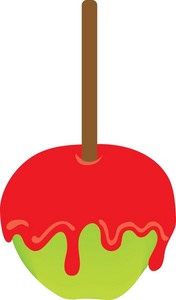 Candy apple clip art