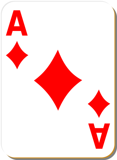 Aces playing cards clipart