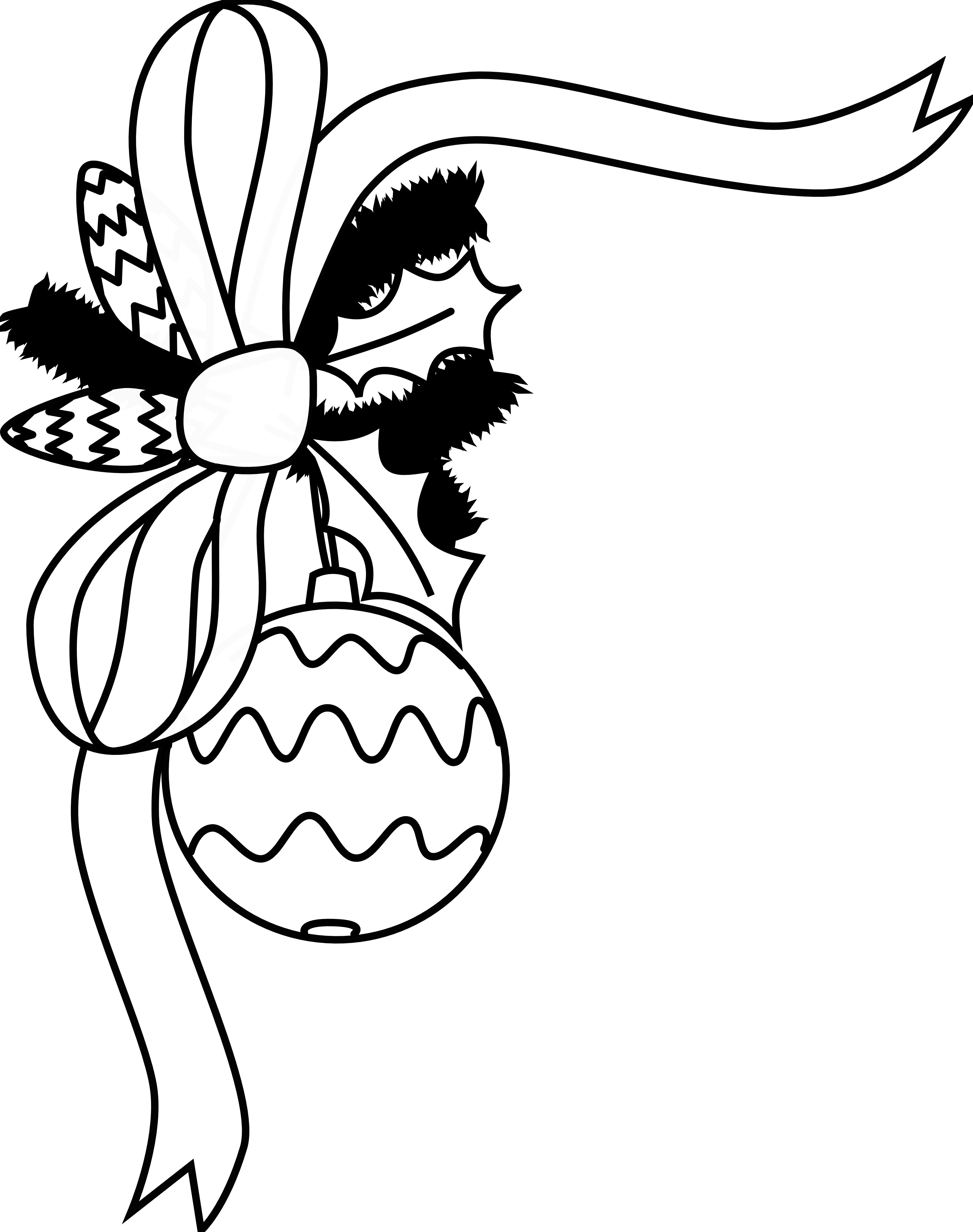 Christmas Border Clipart Black And White - Free ...
