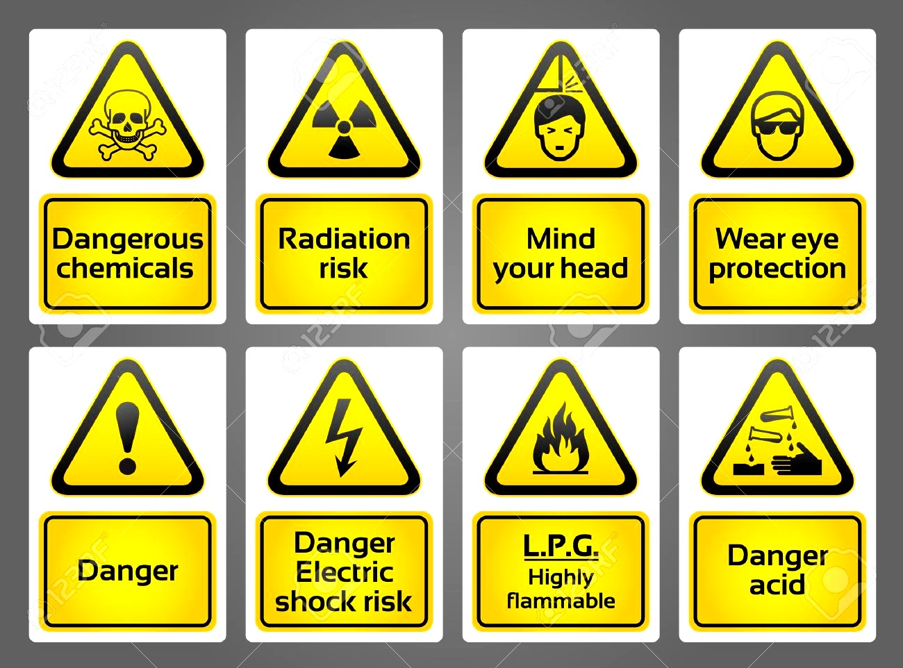 Component. electrical signs and symbols: Electrical Safety Signs ...