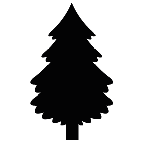 Pine Trees Silhouette - ClipArt Best