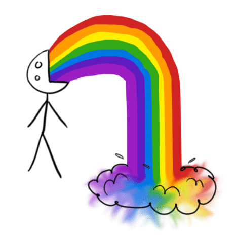 Pictures Of Animated Rainbows Clipart - Free to use Clip Art Resource
