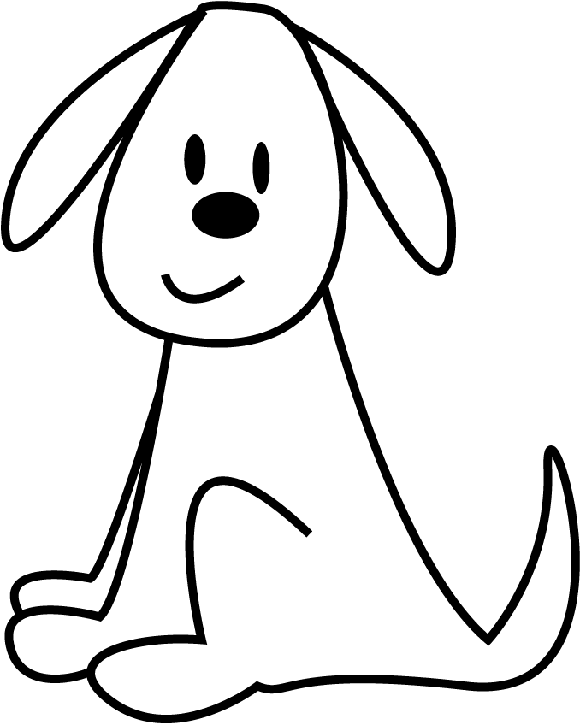 Easy Dog Drawings - ClipArt Best