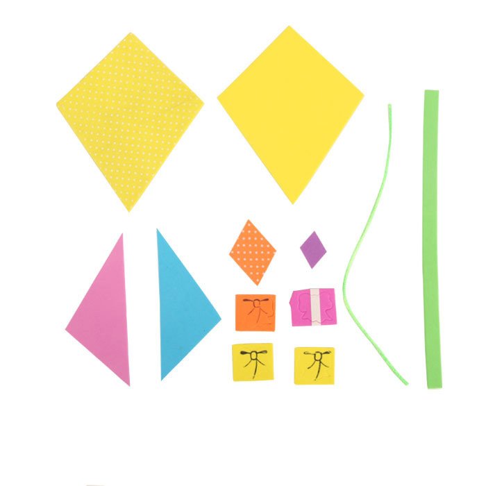 12PCS/LOT.Handmade eva foam kite crafts kits,Foam craft,Spring ...