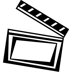 Image of clapboard clipart 7 movie flap clip art vector movie ...