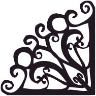 416 views Fancy corner border clipart