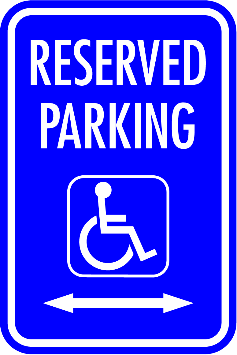 Free Online Printable Handicapped Parking Lot Template