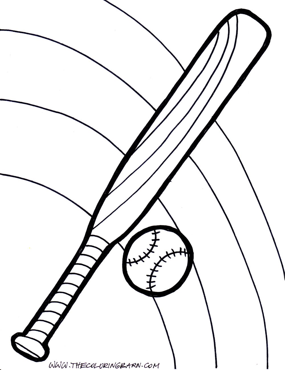 Baseball Bat Coloring Pages. print this coloring page it