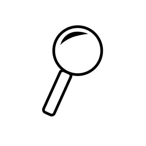 Lupe-Symbol-Vektor-ClipArt-Grafik | Public Domain Vektoren