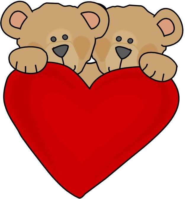 teddy bear with heart clipart - photo #8