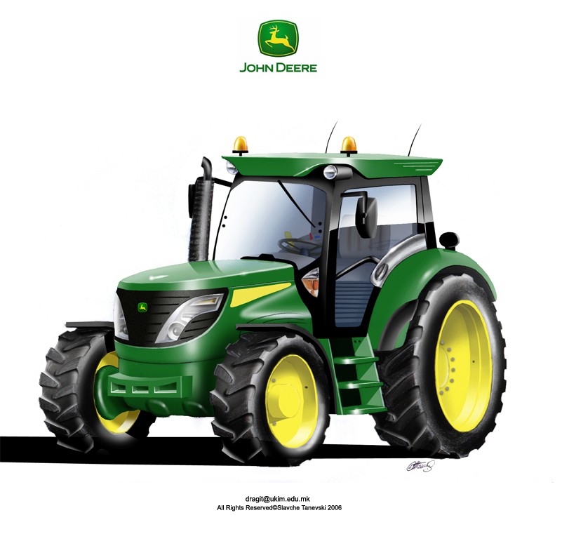 John Deere Tractor Cartoon | Free Download Clip Art | Free Clip ...