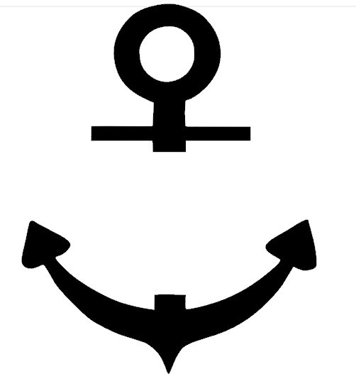 Anchor silhouette clipart