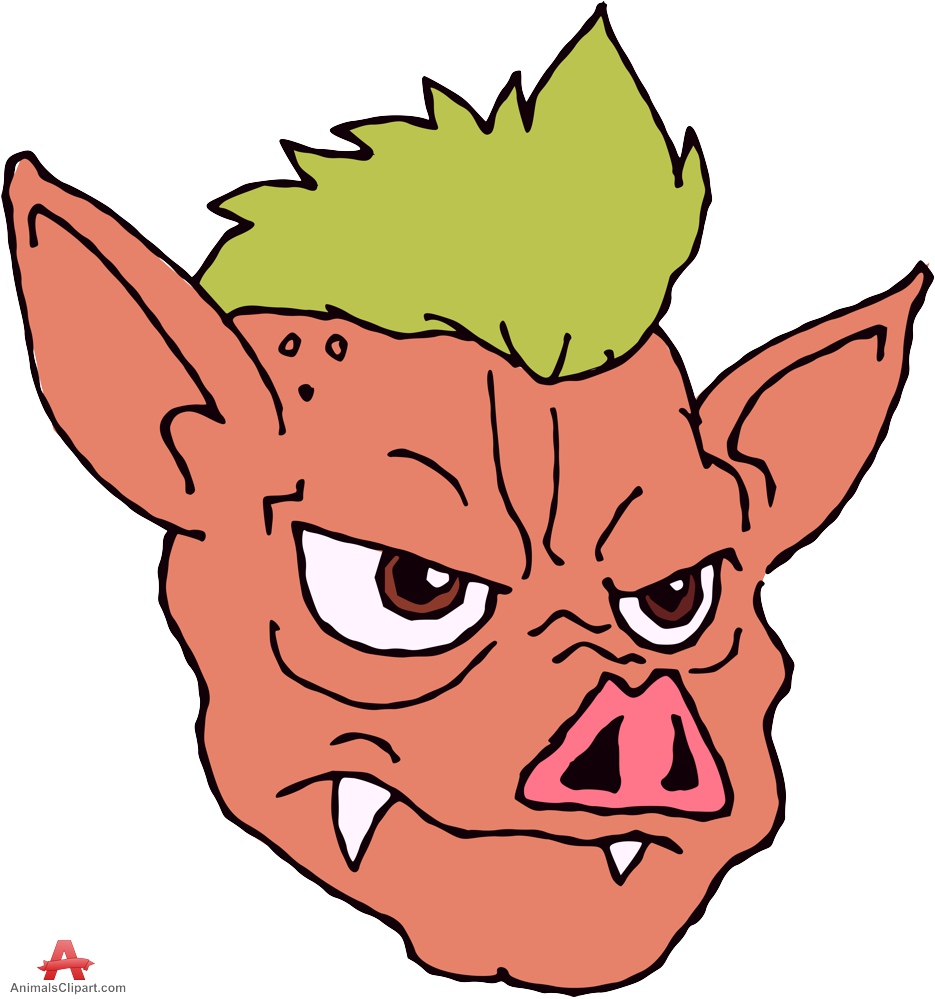 pig clip art character - photo #22